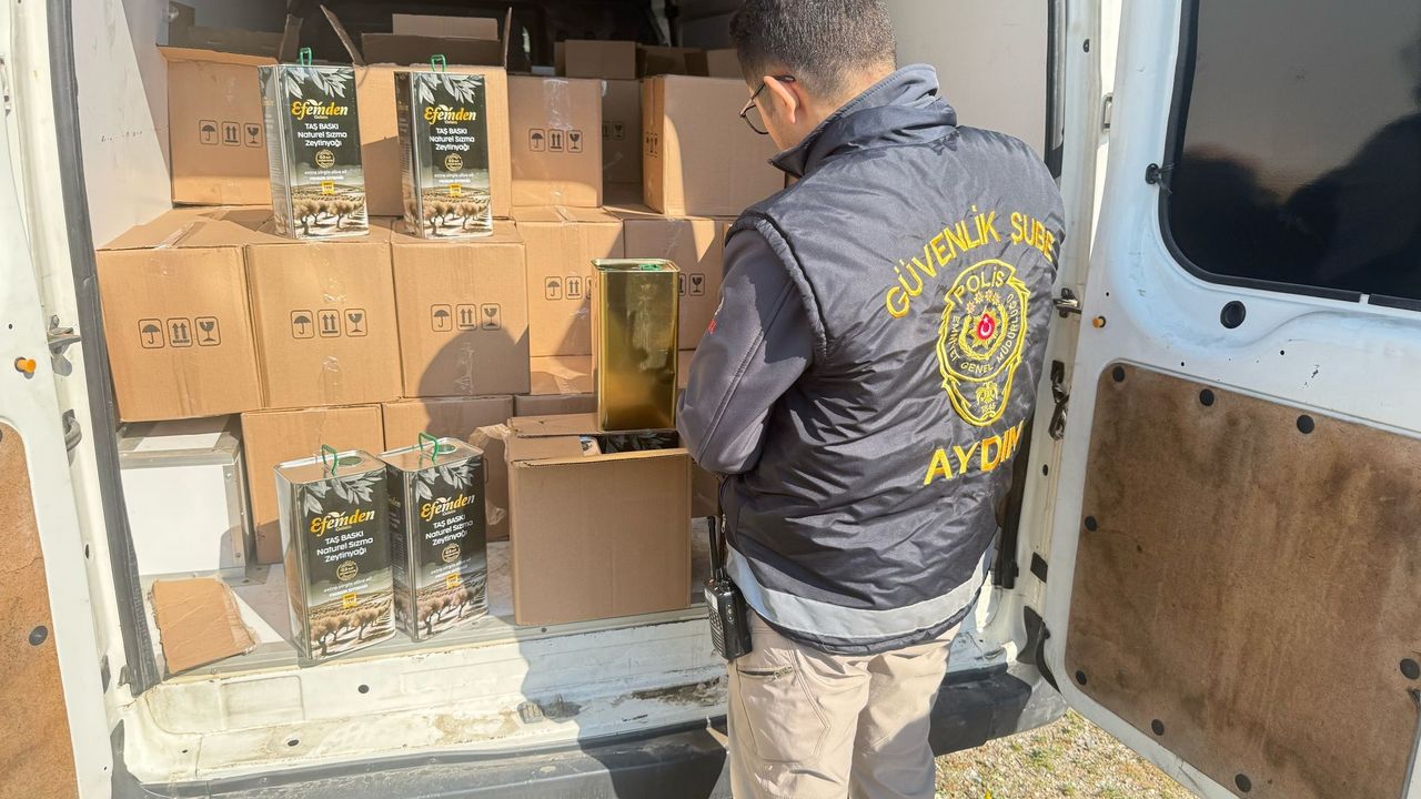 Aydın'da tağşiş yağ operasyonu
