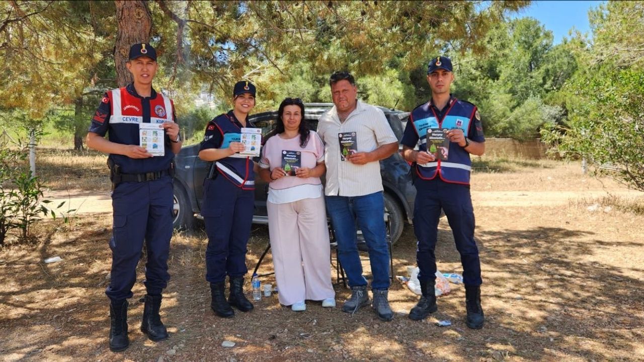 Jandarma orman yangınlarına dikkat çekti