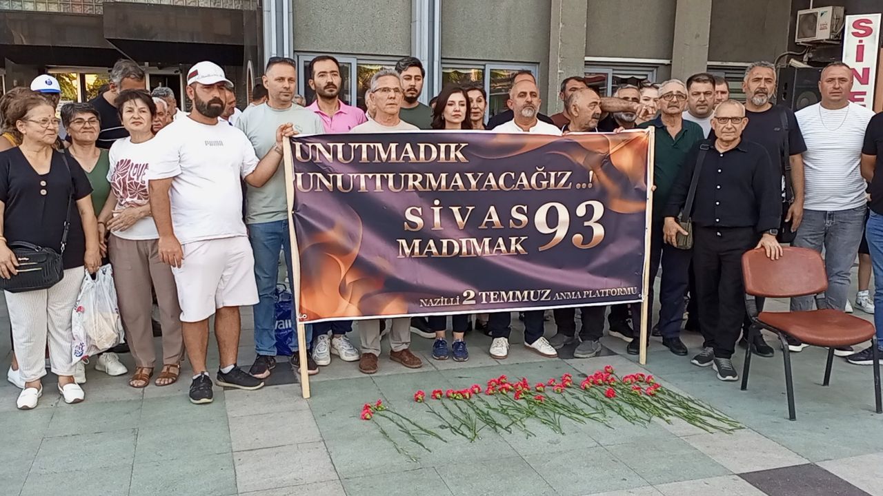 Madımak’ta yanan canlar Nazilli’de unutulmadı
