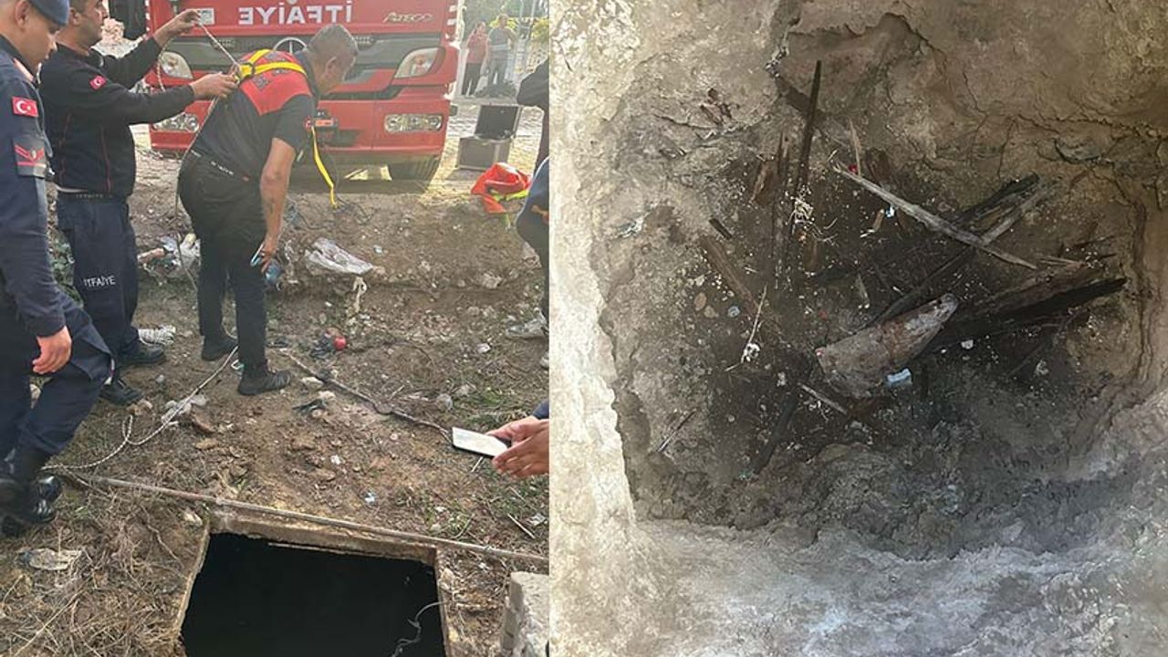 Nar toplamak isterken canından oluyordu.. Kuyuya düşen çocuk kurtarıldı