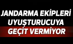 Jandarma ekipleri uyuşturucuya geçit vermiyor
