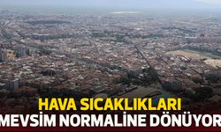 Hava sıcaklıkları mevsim normallerine dönüyor