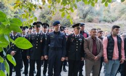 Terör gazisi Sarıer'i son yolculuğunda jandarma yalnız bırakmadı