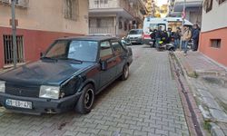 Otomobille çarpışan motosiklet sürücüsü yaralandı