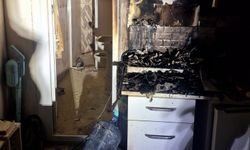 Ocakta unutulan yemek evi küle çevirdi