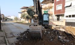 Nazilli'de yol çalışmaları aralıksız sürüyor