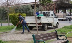 Nazilli Belediyesi’nden parklarda yaz hazırlığı