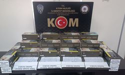Aydın'da 9 bin 200 adet makaron ele geçirildi
