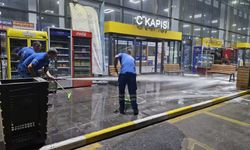 Büyükşehirden otogarlarda temizlik çalışması