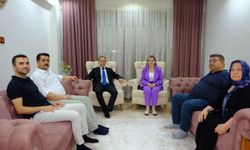 Başkan Doğanca şehit ailesini unutmadı