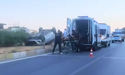 Otomobil takla attı: 3 yaralı