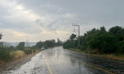 Bozdoğan sağanak yağışla serinledi
