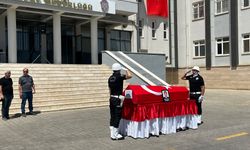 Kalp krizi geçirip hayatını kaybeden polis memuru için tören düzenlendi