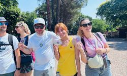 Afrodisias Antik Kenti ziyaretçilerine jandarmadan bilgilendirme