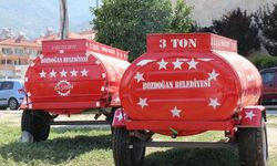 Bozdoğan Belediyesi donanımlı 3 su tankeri aldı