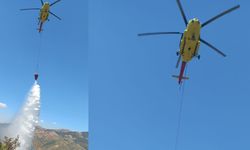 Ovacık’ta yangın! Nazilli’de helikopterler peş peşe havalandı