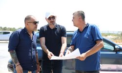 Aydın Büyükşehir Belediyesi yağmur suyu ve kaldırım çalışmalarına devam ediyor