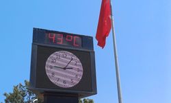 Aydın’da hissedilen sıcaklık 50 dereceye yaklaştı