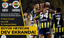 Nazilli Belediyesi Şampiyonlar Ligi heyecanını meydana taşıyor