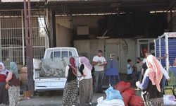 Burada eli ayağı tutan herkes çalışıyor
