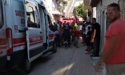 Yangın çıktı, 2 kişi dumandan etkilendi