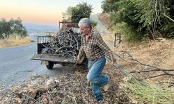 70 yaşındaki Halit amca, nostaljik motosikletiyle kışa hazırlanıyor