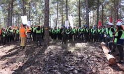 Aydın’da ormancılardan tatbikat