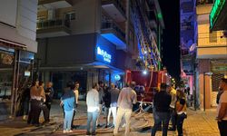 Ev yangını panik yarattı