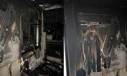 Klimadan çıkan yangında bir kişi hayatını kaybetti
