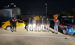 13 düzensiz göçmen, 2 organizatör yakalandı