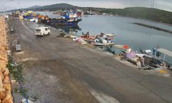 Direksiyon hakimiyeti kaybolan araç denize uçtu