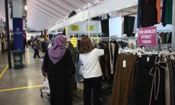 Aydın'daki giyim festivali yoğun ilgi görüyor