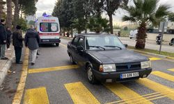 Yaya geçidinden geçmeye çalıştı, otomobil çarptı: 1 yaralı