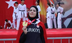 Avrupa Şampiyonu Elifnaz’a Nazilli’de coşkulu karşılama
