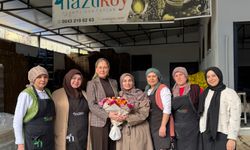 Nazilli’de üreten kadınlara güç veren ziyaret