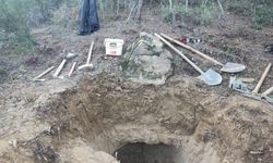 Kaçak kazıya jandarmadan suçüstü