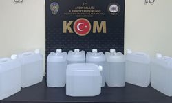 Aydın’da 45 litre etil alkol ele geçirildi