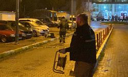 Aydın'da hastane önündeki şüpheli valizden giyecek çıktı