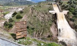 Sultanhisar'da göletler sağanakla doldu taştı