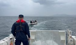 Sürüklenen teknedeki iki kişi kurtarıldı