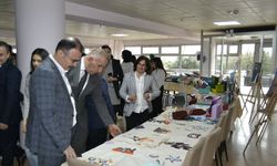Sultanhisar’da el emeği göz nuru eserler sergilendi