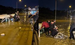 Sele kapılan minibüste can pazarı