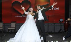 Nazilli’de masal gibi gece.. Buse ve Fahri hayatlarını birleştirdi