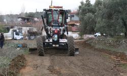 Kavaklı Mahallesi’ndeki bahçe yolu yenilendi