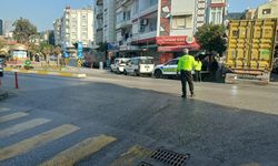 Ticari araçla çarpışan motosiklet sürücüsü yaralandı