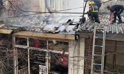 Buharkent’te iş yeri yangını