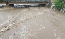 Tabakhane Deresi'nde sular yükseldi
