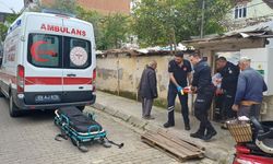 Evin bahçesinde düşen yaşlı kadın için ekipler seferber oldu