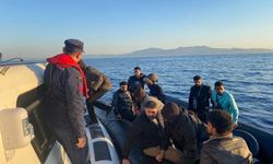 Aydın’da 18 düzensiz göçmen kurtarıldı