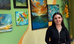 Ressam Burcu Ügü çocukların hayal gücüne sanatla dokunuyor